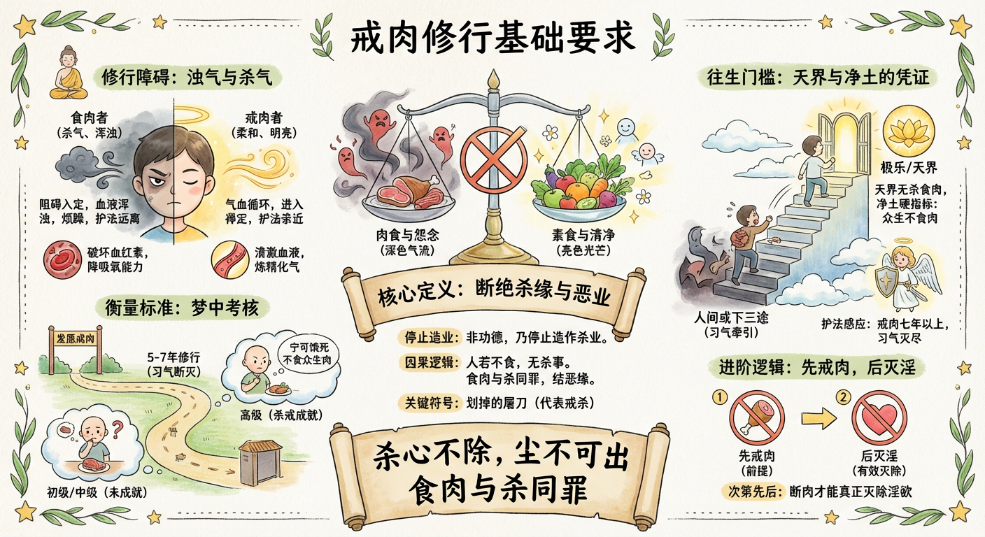 戒肉(二) - 戒行修持圖解